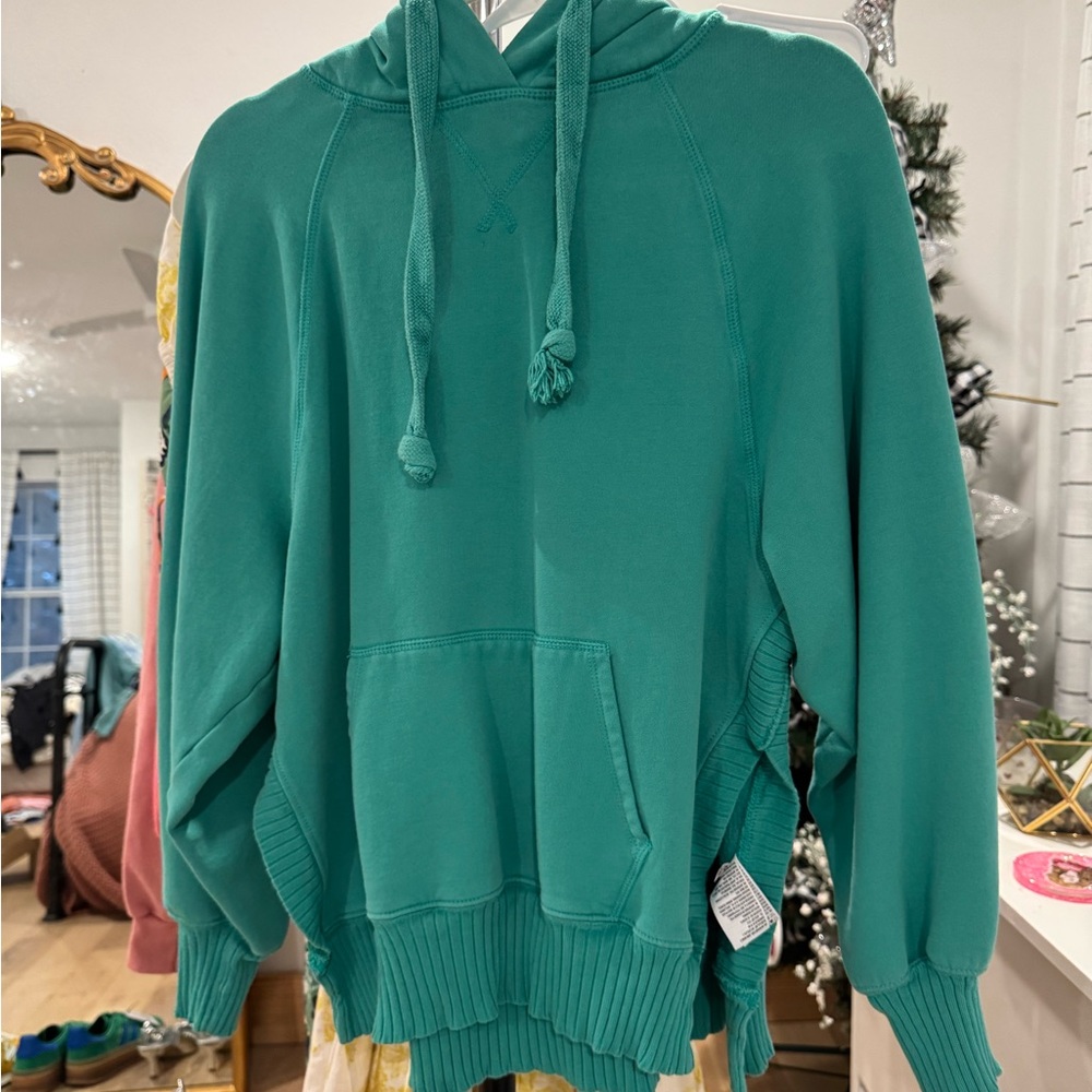 Green Oversized American Eagle Hoodie